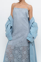 Load image into Gallery viewer, GAP x Baby Blue Lace Tank Dress (S)