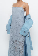 Load image into Gallery viewer, GAP x Baby Blue Lace Tank Dress (S)