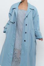 Load image into Gallery viewer, Vintage x LONDON FOG Baby Blue Belted Trench (XS-M)