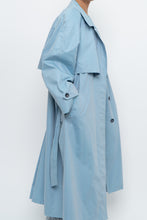 Load image into Gallery viewer, Vintage x LONDON FOG Baby Blue Belted Trench (XS-M)