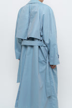 Load image into Gallery viewer, Vintage x LONDON FOG Baby Blue Belted Trench (XS-M)
