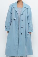 Load image into Gallery viewer, Vintage x LONDON FOG Baby Blue Belted Trench (XS-M)