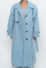 Load image into Gallery viewer, Vintage x LONDON FOG Baby Blue Belted Trench (XS-M)