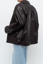 Load image into Gallery viewer, Vintage x PRESTON &amp; YORK Dark Burgundy Leather Bomber (XS-M)