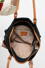 Load image into Gallery viewer, Vintage x Made in Italy x Black Suede Woven Purse