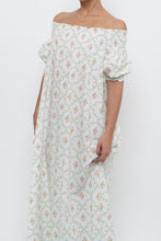Load image into Gallery viewer, HILL HOUSE x Mult-floral Off-shoulder Cotton Maxi Dress (XS-M)