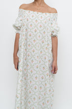 Load image into Gallery viewer, HILL HOUSE x Mult-floral Off-shoulder Cotton Maxi Dress (XS-M)