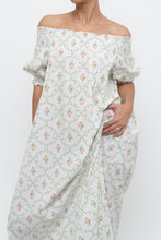 Load image into Gallery viewer, HILL HOUSE x Mult-floral Off-shoulder Cotton Maxi Dress (XS-M)