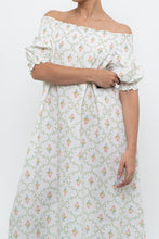 Load image into Gallery viewer, HILL HOUSE x Mult-floral Off-shoulder Cotton Maxi Dress (XS-M)