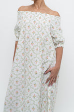Load image into Gallery viewer, HILL HOUSE x Mult-floral Off-shoulder Cotton Maxi Dress (XS-M)