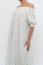Load image into Gallery viewer, HILL HOUSE x Mult-floral Off-shoulder Cotton Maxi Dress (XS-M)