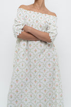 Load image into Gallery viewer, HILL HOUSE x Mult-floral Off-shoulder Cotton Maxi Dress (XS-M)