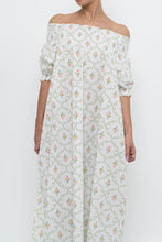 Load image into Gallery viewer, HILL HOUSE x Mult-floral Off-shoulder Cotton Maxi Dress (XS-M)