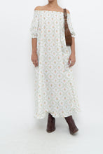 Load image into Gallery viewer, HILL HOUSE x Mult-floral Off-shoulder Cotton Maxi Dress (XS-M)