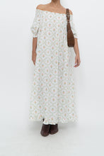 Load image into Gallery viewer, HILL HOUSE x Mult-floral Off-shoulder Cotton Maxi Dress (XS-M)