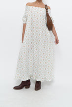 Load image into Gallery viewer, HILL HOUSE x Mult-floral Off-shoulder Cotton Maxi Dress (XS-M)