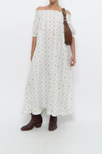 Load image into Gallery viewer, HILL HOUSE x Mult-floral Off-shoulder Cotton Maxi Dress (XS-M)