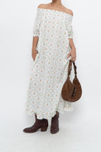Load image into Gallery viewer, HILL HOUSE x Mult-floral Off-shoulder Cotton Maxi Dress (XS-M)