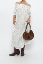 Load image into Gallery viewer, HILL HOUSE x Mult-floral Off-shoulder Cotton Maxi Dress (XS-M)