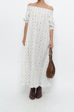 Load image into Gallery viewer, HILL HOUSE x Mult-floral Off-shoulder Cotton Maxi Dress (XS-M)