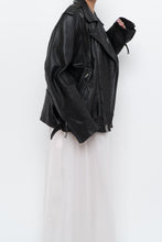 Load image into Gallery viewer, Vintage x FIRST CLASSICS Heavy Leather Biker Jacket (S, M)