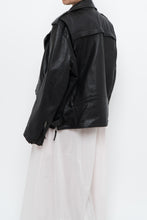 Load image into Gallery viewer, Vintage x FIRST CLASSICS Heavy Leather Biker Jacket (S, M)