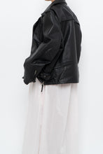 Load image into Gallery viewer, Vintage x FIRST CLASSICS Heavy Leather Biker Jacket (S, M)