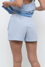 Load image into Gallery viewer, WILFRED FREE x Blue Striped Cotton Lounge Short (XS)