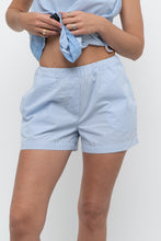 Load image into Gallery viewer, WILFRED FREE x Blue Striped Cotton Lounge Short (XS)
