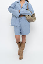 Load image into Gallery viewer, AIRELLES x Blue Striped Cotton Set (L)