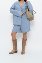 Load image into Gallery viewer, AIRELLES x Blue Striped Cotton Set (L)