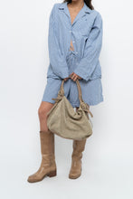 Load image into Gallery viewer, AIRELLES x Blue Striped Cotton Set (L)
