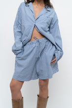 Load image into Gallery viewer, AIRELLES x Blue Striped Cotton Set (L)