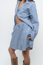 Load image into Gallery viewer, AIRELLES x Blue Striped Cotton Set (L)