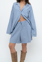 Load image into Gallery viewer, AIRELLES x Blue Striped Cotton Set (L)