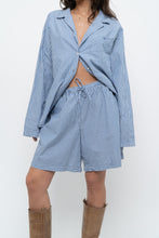 Load image into Gallery viewer, AIRELLES x Blue Striped Cotton Set (L)