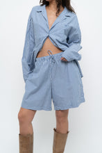 Load image into Gallery viewer, AIRELLES x Blue Striped Cotton Set (L)