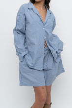Load image into Gallery viewer, AIRELLES x Blue Striped Cotton Set (L)