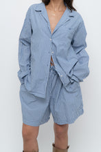 Load image into Gallery viewer, AIRELLES x Blue Striped Cotton Set (L)