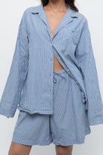 Load image into Gallery viewer, AIRELLES x Blue Striped Cotton Set (L)