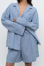 Load image into Gallery viewer, AIRELLES x Blue Striped Cotton Set (L)