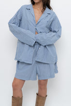 Load image into Gallery viewer, AIRELLES x Blue Striped Cotton Set (L)