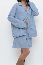 Load image into Gallery viewer, AIRELLES x Blue Striped Cotton Set (L)