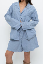 Load image into Gallery viewer, AIRELLES x Blue Striped Cotton Set (L)