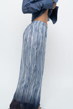 Load image into Gallery viewer, GIUSY ITALY x Blue, White Patterned Flowy Beach Pant (XS-M)