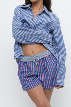 Load image into Gallery viewer, GAP x Blue, Pink Striped Cotton Short (XS-M)
