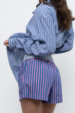 Load image into Gallery viewer, GAP x Blue, Pink Striped Cotton Short (XS-M)