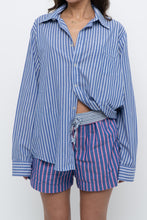 Load image into Gallery viewer, Modern x Blue Striped Lightweight Cotton-blend Buttonup (XS-XL)