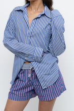Load image into Gallery viewer, Modern x Blue Striped Lightweight Cotton-blend Buttonup (XS-XL)