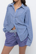 Load image into Gallery viewer, Modern x Blue Striped Lightweight Cotton-blend Buttonup (XS-XL)